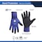 Ge Coated Gloves, Sandy Nitrile, Blue/Black, L 1 PR GG271LC - alternate 3